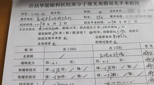 近视夫妻俩一起在许昌8868 - 看球聊球追世界杯就来8868体育有限公司官方网站顺利完成摘镜2.jpg