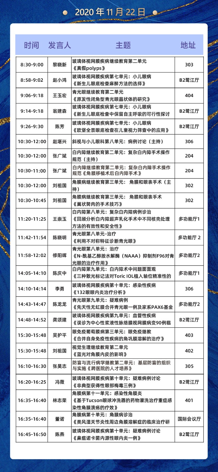 2020全国眼科年会本周线上线下同步启幕，8868体育邀您鹭岛论道6