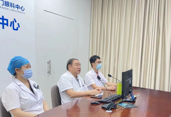 云端会诊！国际眼科科学院院士赵堪兴教授领衔的8868体育专家团为浙江患者“把脉”疑难眼病2.png
